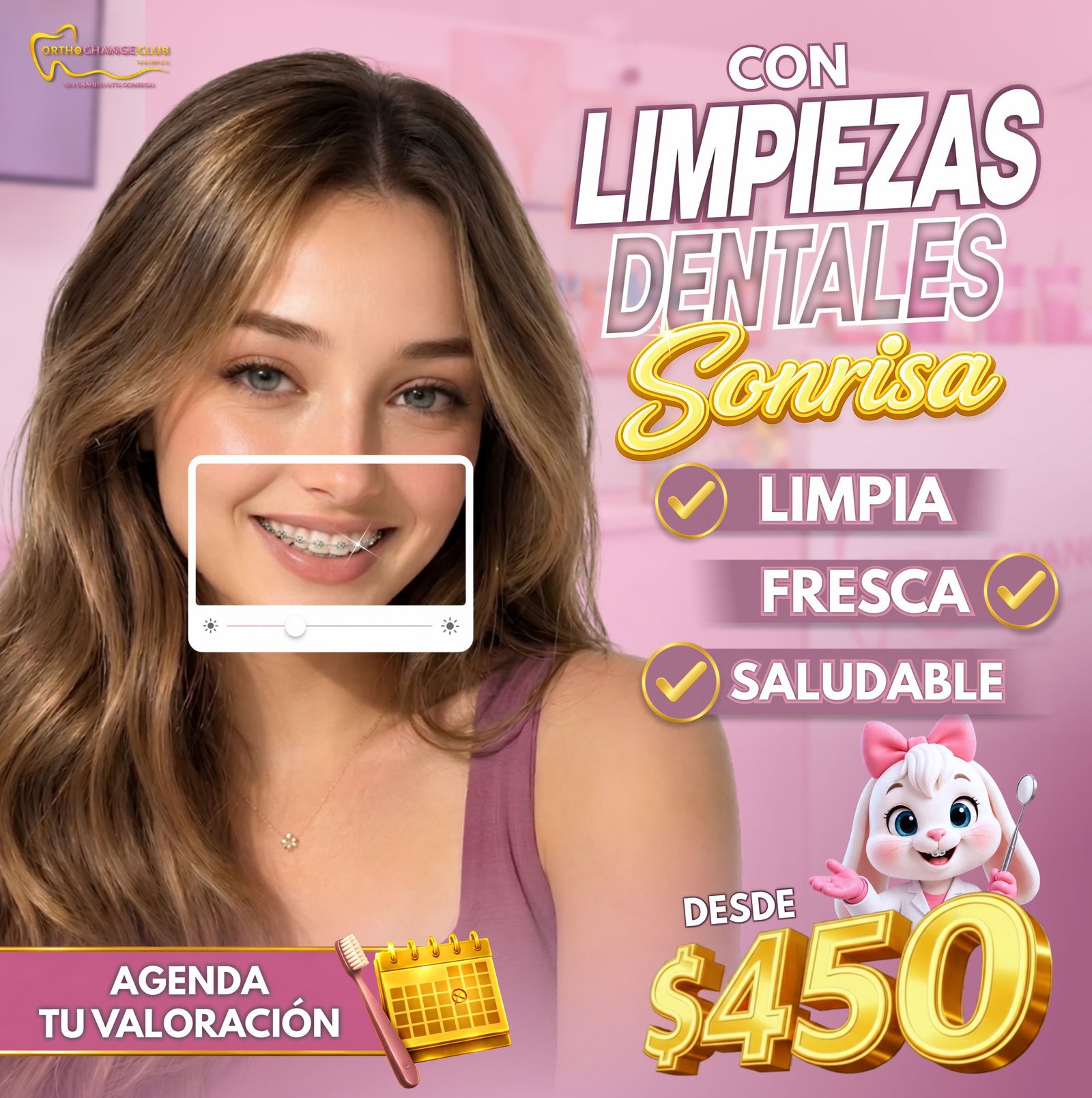Promoción de limpieza dental en Orthochange